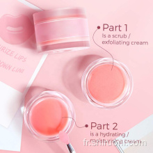 Exfoliant de gommage de crème pour les lèvres de marque privée avec logo personnalisé